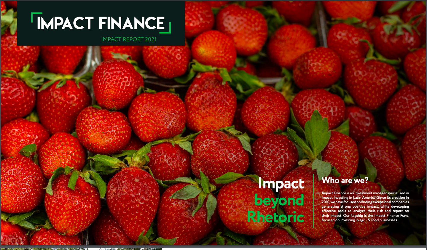 Impact Finance Annual Reports